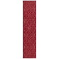 thumbnail image 2 of Safavieh Courtyard Jessie Damask Indoor/Outdoor Runner Rug, Red, 2'3" x 14', 2 of 12