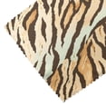 thumbnail image 5 of 4 Pce Oil Proof And Heat Insulation Tray Mat 12x18in Western Dining Table Tablecloth Mat For Family Banquet Picnic In The Hotel Tiger Skin Print Style Lightgreen_4, 5 of 8