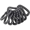 thumbnail image 1 of czcpp-Tactical Carabiner Keychain - 10 Pack Hard Polymer Carabiners D Rings Light Weight Spring Snap Gear Clip Utility Hooks Backpack Hanging Buckle for Outdoor Travelling Camping Hiking Fishing Blac, 1 of 4