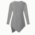 thumbnail image 4 of Breastfeeding Shirts for Women Loose Long Sleeve Nursing Tunic Tops Stretchy Comfy Crew Neck Maternity Blouse, 4 of 4