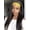 1B Natural Black, variant on Kinky Straight Headband Wig, Soft &  as Human Hair, Glueless Headband Wigs for Black Women, Long Black Italian Yaki Synthetic Half Wig (1B/30 Highlight, 20 Inch)