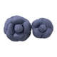 thumbnail image 1 of 2 broches de flores de camelia, alfileres de flores de tela, accesorios para el cabello hechos a mano, tela vaquera Azul oscuro, 1 of 9