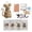 C, variant on 3.9IN Vintage Patchwork Mouse Sewing Kit, DIY Fabric Stuffed Mouse Ornament Craft Set with Full Supplies, Beginner Hand Sewing Plush Toy Making Kit for Adults,B