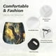 thumbnail image 4 of Balery Sunshine Jungle Dinosaur Pantalones cortos deportivos para mujer con forro y dos bolsillos, elásticos, para entrenamiento, gimnasio, yoga-XX-Large, 4 of 7