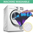 thumbnail image 6 of Blue Purple Tie Dye Pattern Square Tablecloth,Waterproof Square Table Cover,Wipeable Spillproof Washable Table Cover for Home Kitchen Party Decor 60"x60"(152x152cm), 6 of 6