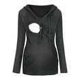 thumbnail image 2 of Herrnalise Women's Nursing for Breastfeeding Women Maternity Long Sleeve Nursing Hoodie Sweatshirts Top For Breastfeeding, 2 of 9