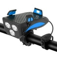 thumbnail image 1 of Fiudx Luz para Bicicleta, Led Superbrillante, Bocina Potente, Soporte para Teléfono, Ideal para Cigarras y Camping, Ideal para Entusiastas de Las Actividades Al Aire Libre, Resistente Al Agua Ip65., 1 of 2