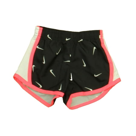 

Pre-owned Nike Girls Black | Pink Athletic Shorts size: 18 Months