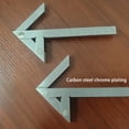 thumbnail image 4 of Riwesomey Buscadores de centro de acero al carbono portátiles Medidor de línea de alta precisión 45/90 grados 0-10 cm Regla Scribe Square Medidores de medidas dimensionales, 4 of 6