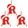 thumbnail image 2 of Navidad Little Red Hat Carta Colgante DIY Escribible Nombre 26 Carta Colgante Wmkox8yii gf6307, 2 of 4