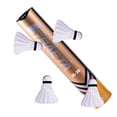 thumbnail image 1 of UDKI FS - 20 Feather Shuttlecock Speed 78 , Extended Durability | White , Pack Of 12, 1 of 5