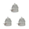 thumbnail image 2 of Decodeary Stylish Unisex Backpack With Large Capacity And Adjustable Straps Durable Cloth School Backpack School Bag Book Bag grey 3Set, 2 of 6
