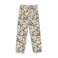 thumbnail image 5 of Goofa Mushroom Garnish Printed Soft Pajama Pants for Men, Wide Leg Comfy Casual Lounge Yoga Pants-, 5 of 9