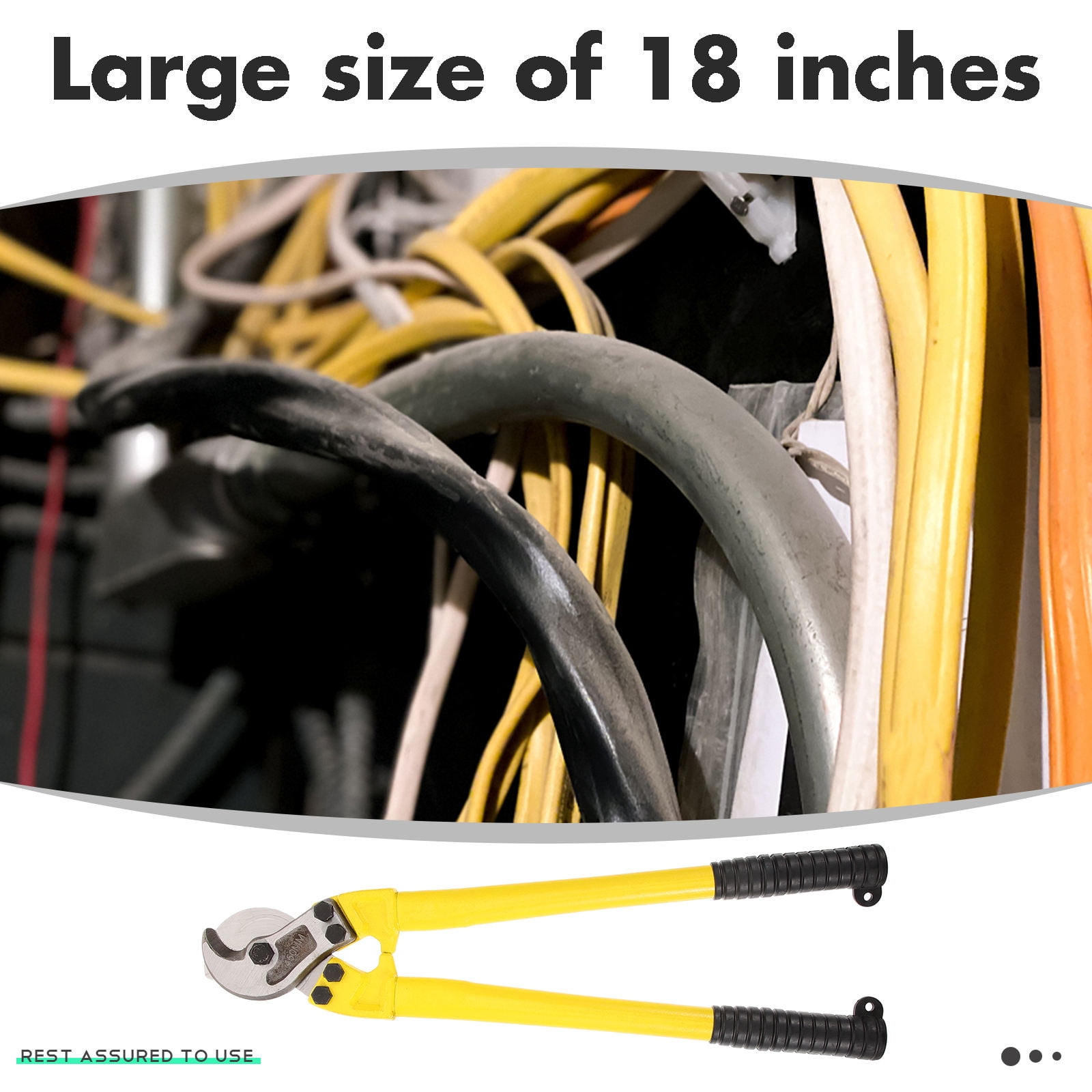 Hemoton Wire Cutters Heavy Duty Cable Cutter 45.00X15.00X3.00CM