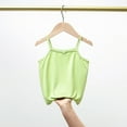 thumbnail image 7 of Ruyang Baby Girls Tank Top Solid H𝐚lter Stretchy Sleeveless Undershirts Summer Sport Workout Basic Tshirts Tops Cute Comfy, 7 of 7