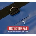 thumbnail image 3 of 2 Pack Lightweight 14 Ounce Blue Lumber Tarp 20 FT x 27 FT with 6 FT Drop for Flatbed Truck Trailer - Superlight & Waterproof Vinyl Tarp for Flatbed Cargo Protection, 3 of 9