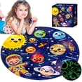 thumbnail image 1 of Puzle ZIZZ que brilla en la oscuridad del Sistema Solar, 70 piezas para niños de 4 a 6, 1 of 8