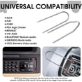 thumbnail image 3 of 4 Pieces Car Radio Removal Tool, Car Radio Removal Key Removal Keys and Unlocking Calipers Universal Kit for Removal and Installation of Car Audio Systems, 3 of 5