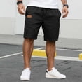 thumbnail image 2 of Gibobby Mens Shorts Elastic Shorts For Men Big And Tall 1Pack Men's Athletic Gym Shorts Basketball Hiking Pants Elastic Waistband with Zipper Pocket(M,Black), 2 of 9
