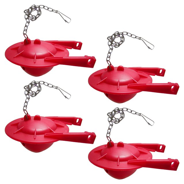 4 Pack of FlushLine Replacement Flappers for Toto GMax Toilet, THU0922, THU0922, THU138S