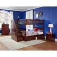 thumbnail image 3 of Leo & Lacey Full Over Full Staircase Storage Bunk Bed, 3 of 4