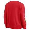 thumbnail image 3 of Women's Fanatics Red Chicago Blackhawks Go Team Pullover Sweatshirt, 3 of 3