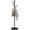 Black Cactus 8 Hooks, variant on Modern Metal Coat Rack Stand with Natural Marble Base, Heavy Duty Coat Rack Freestanding with 8 Hooks, Black Cactus Standing Coat Racks for Bag, Jacket, Entryway Office