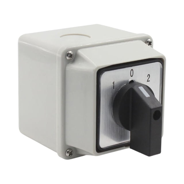 Riwesomey Cambio a prueba de agua para cámara Interruptor a prueba de agua y resistividad de cambio duradera 20A, confiable y baja resistividad Type3 NO3