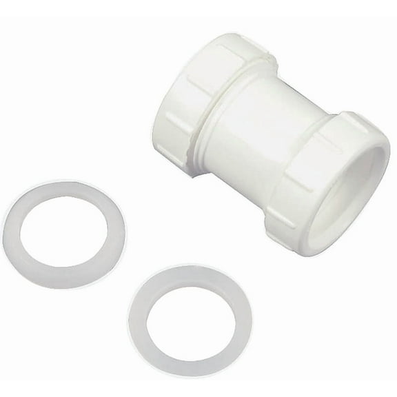 Danco 3134897 Slip Joint Coupling, 1.5 in., Plastic for Use with Slip Joint Tubes