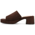 thumbnail image 3 of Journee Womens Bessa Slip On Platform Dress Sandals, 3 of 10