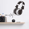 thumbnail image 4 of Auriculares Adhesivo de pared Pegatinas de pared para salas de estar Dormitorios Oficinas Decoración de pared TUNC Sencillez, 4 of 5