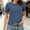 Navy, variant on Olyvenn Women's Short Sleeve Casual T Shirts Spring Fashion Summer Ruffle Plain Round Neck Loose Fit Tee Blouse Tops Green XL
