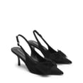 thumbnail image 6 of DREAM PAIRS Women’s Slingback Pumps, 3-Inch Stiletto High Heels with Bow, Closed Toe Satin Dress Shoes for Wedding & Work, 6 of 6