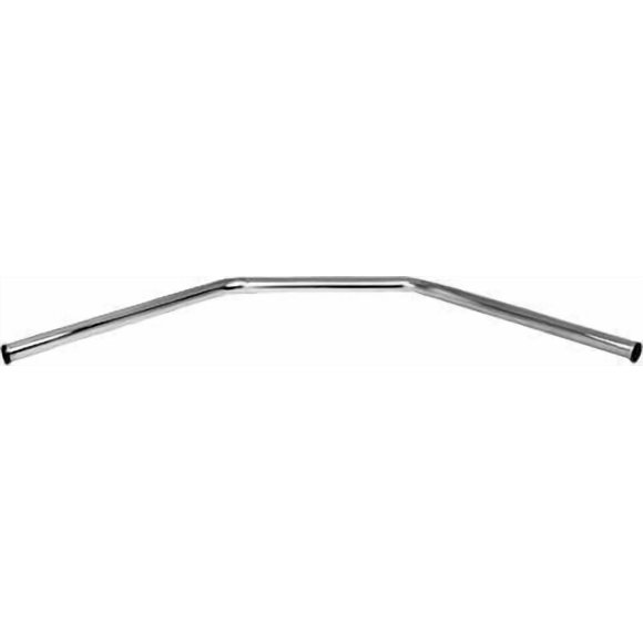Emgo 1in. Dimple (Harley) Wide Drag Bar Handlebar - Chrome , Color: Chrome, Handle Bar Size: 1in. 07-92435