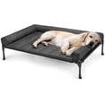 thumbnail image 7 of Cooling Elevated Dog Bed Add Removable Waterproof Bolster Cushion Mat, Raised Pet Cot with Breathable  Mesh, No-Slip Feet, Dog Couch Bed for Indoor Outdoor, 42x30inches, Black,, 7 of 7