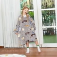 thumbnail image 7 of Catalonia Oversized Blanket Hoodie Sweatshirt, Fleece Pullover with Large Front Pocket, Super Soft Warm Comfortable for Teenagers Kids Youth, 7 of 7