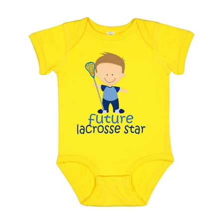 

Inktastic Future Lacrosse Star Boy Gift Baby Boy Bodysuit