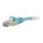 C2G Cat6a Snagless Shielded (STP) Network Patch Cable - patch cable - 25 ft - aqua