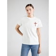 thumbnail image 1 of INAWLY - Camiseta cristiana vintage de manga corta con versículos bíblicos, camiseta informal con cruz, cuello redondo y manga corta, camisetas gráficas para mujer, camisetas para adultos, hombres y m, 1 of 5