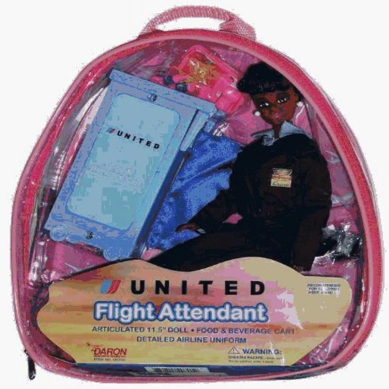 united airlines flight attendant luggage