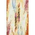 thumbnail image 6 of Unique Loom Indoor Rectangular Abstract Modern Area Rugs Orange/Off-White/Blue, 5' 0 x 8' 0, 6 of 6