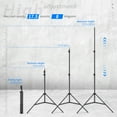 thumbnail image 7 of Neewer Metal Light Stand - 3-6.6ft Adjustable, 17.6lb Load for Softboxes/Reflectors/Umbrellas, 7 of 7
