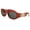 Red, variant on Grey Geometric Unisex Sunglasses VE4361 533087 53