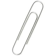 School Smart Smooth Paper Clips, 2 Inches, Pack of 100