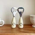 thumbnail image 5 of Cute Smiley Face Beer Bottle Opener - Ceramic Handle, Standable Stainless Steel Bottle Opener, 5 of 5