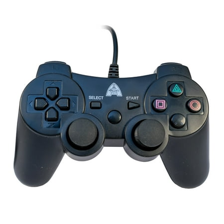 Arsenal Gaming PS3 Wired Controller, Black (Best Ergonomic Ps3 Controller)