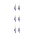 thumbnail image 4 of Sonducket Pendientes de aleación con gotas de colores para mujer, fáciles de usar y a la moda, con cuentas de colores, color azul Type1 NO1, 4 of 6