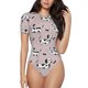 thumbnail image 1 of Balery Dachshund Dog Puppy Body de cuello redondo de manga corta para mujer Tops de manga corta Tops básicos-X-Large, 1 of 7