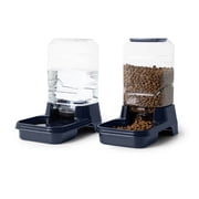 Vibrant Life 2 lb Gravity Feeder for Extra Small Pets, Navy