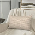 thumbnail image 5 of Honeii Brown Gingham Decorative Throw Pillow Case - Elevate Your Couch, Sofa, or Bed with Stylish Home Decor, Perfect Gift Idea-20"x30", 5 of 6